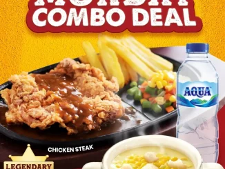 Promo Fiesta Steak Monday Combo Deal Rp. 89.090 paket steak sup dan minuman setiap Senin