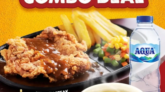 Promo Fiesta Steak Monday Combo Deal Rp. 89.090 paket steak sup dan minuman setiap Senin