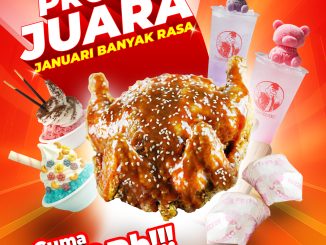 Promo Fritto Chicken Paket Juara Rp. 100.000 dengan whole chicken dan bonus menu lengkap