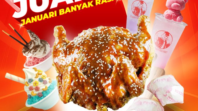 Promo Fritto Chicken Paket Juara Rp. 100.000 dengan whole chicken dan bonus menu lengkap