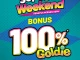 Promo Funworld SePeSer Weekend Bonus 100% Goldie berlaku tiap akhir pekan November 2025 di seluruh outlet