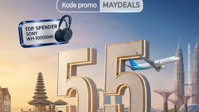 Promo Garuda Indonesia 5.5 diskon hingga Rp. 1.055.000 tiket domestik dan internasional