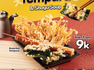 Promo Go! Go! CURRY! 3rd Anniversary Menu Baru mulai Rp. 9.000 Tempura Series