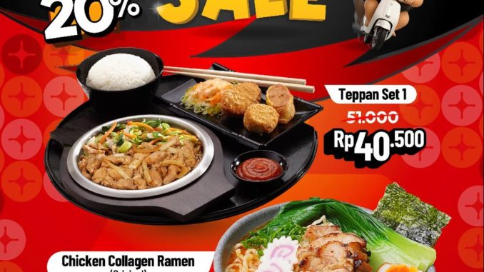 Promo Gokana Flash Sale hemat mulai Rp. 40.500 menu Ramen & Teppan di ShopeeFood