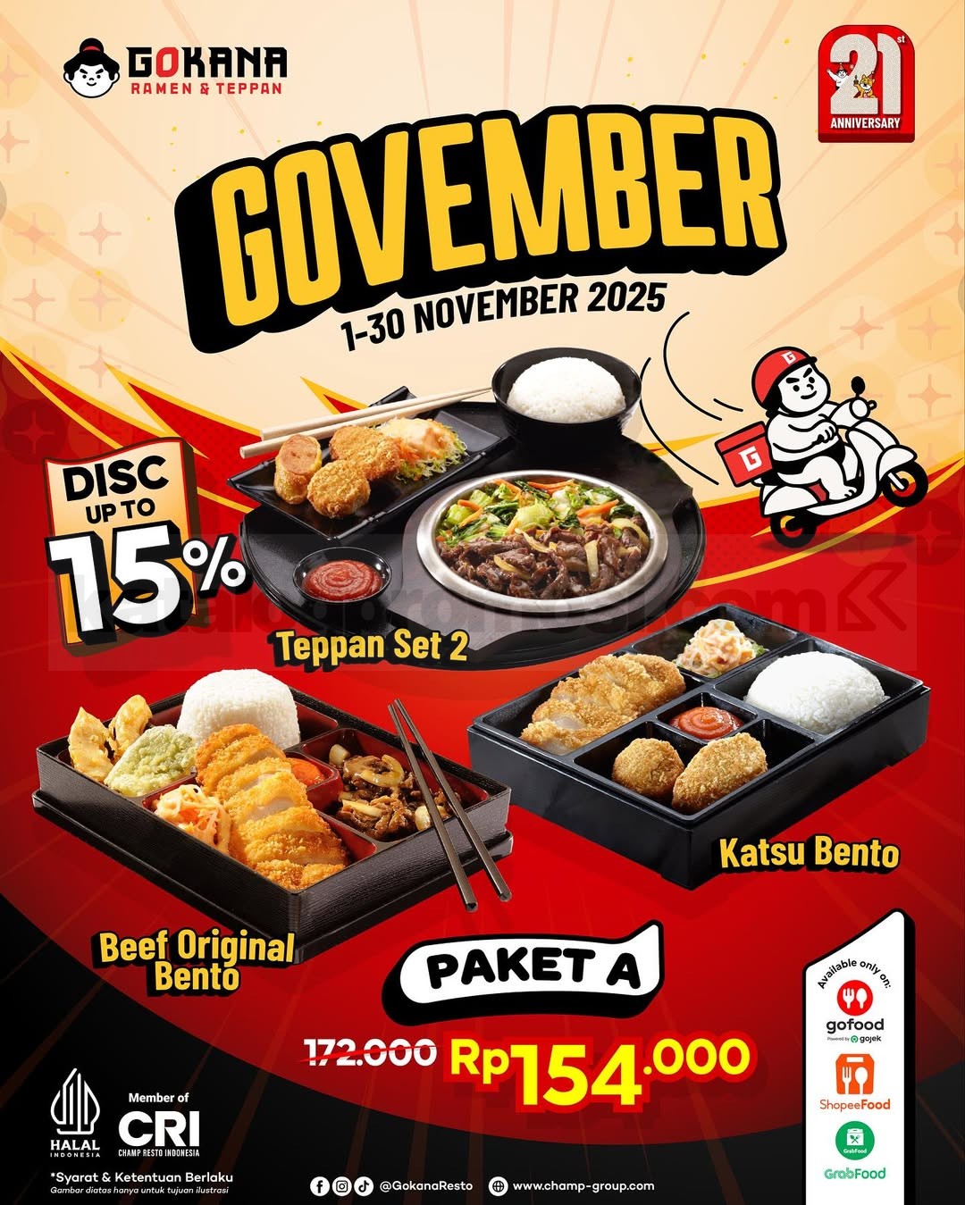 Promo Gokana GOVEMBER Paket Hemat Diskon Hingga 15% Promo Gokana GOVEMBER Paket Hemat Diskon Hingga 15% 1