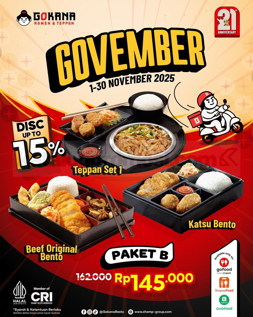 Promo Gokana GOVEMBER Paket Hemat Diskon Hingga 15% Promo Gokana GOVEMBER Paket Hemat Diskon Hingga 15% 2