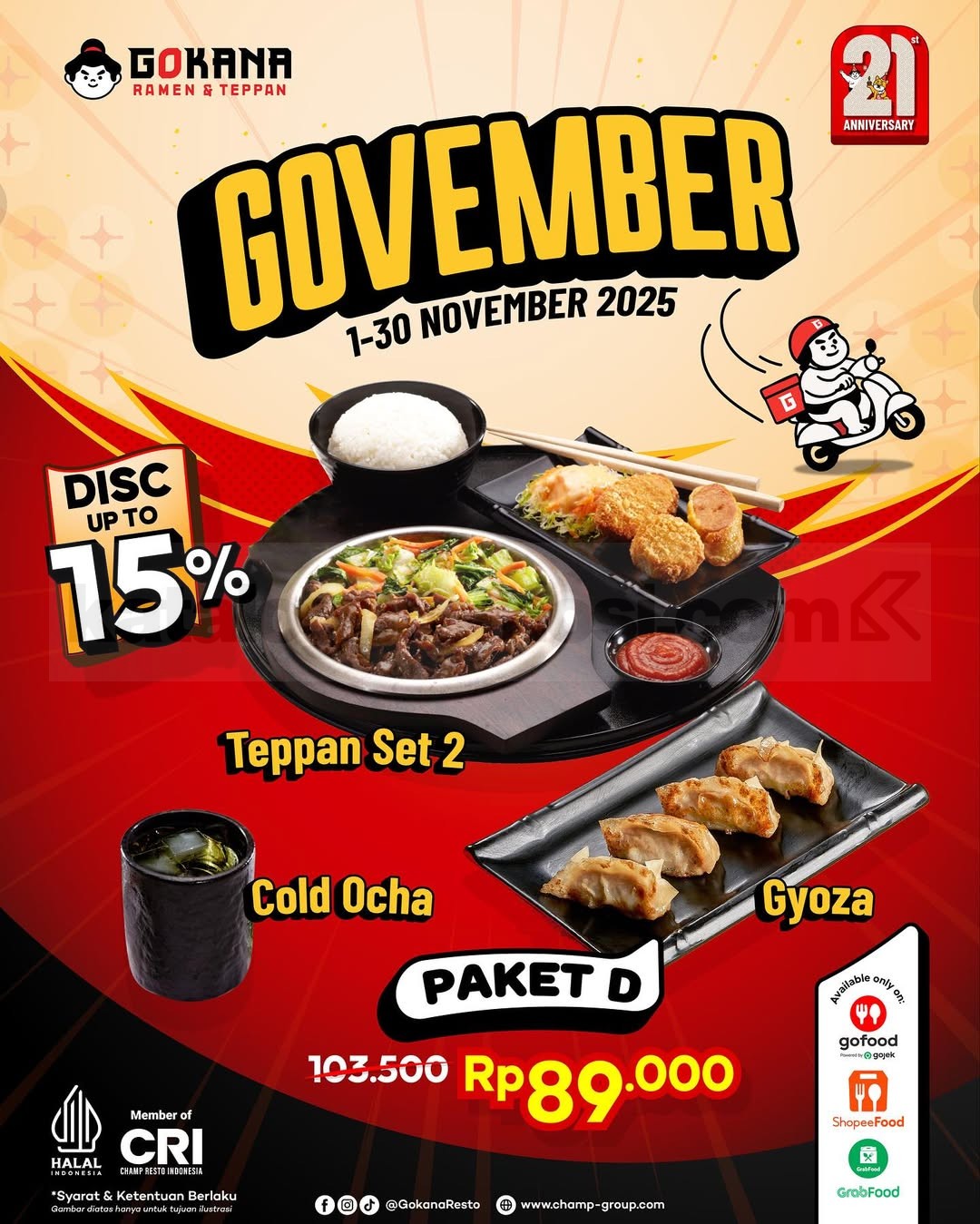 Promo Gokana GOVEMBER Paket Hemat Diskon Hingga 15% Promo Gokana GOVEMBER Paket Hemat Diskon Hingga 15% 4