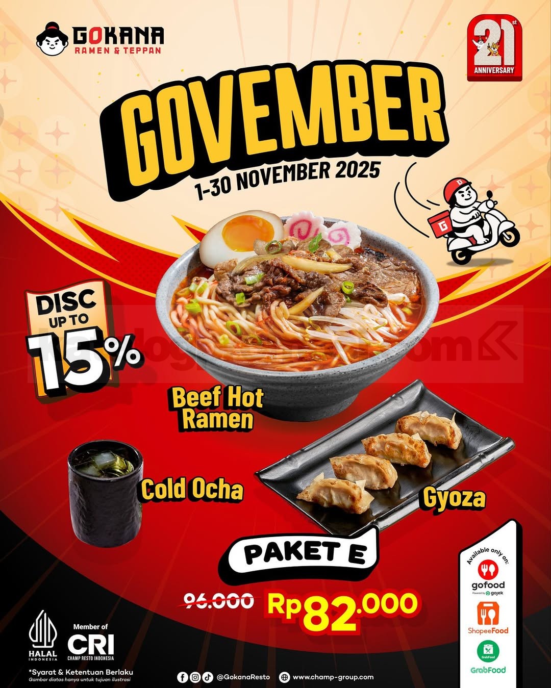 Promo Gokana GOVEMBER Paket Hemat Diskon Hingga 15% Promo Gokana GOVEMBER Paket Hemat Diskon Hingga 15% 5