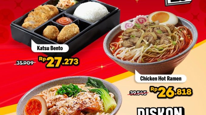 Promo GOKANA Goyang Bareng Menu Best Seller Diskon 25% Rp. 26.818 s.d Rp. 36.818