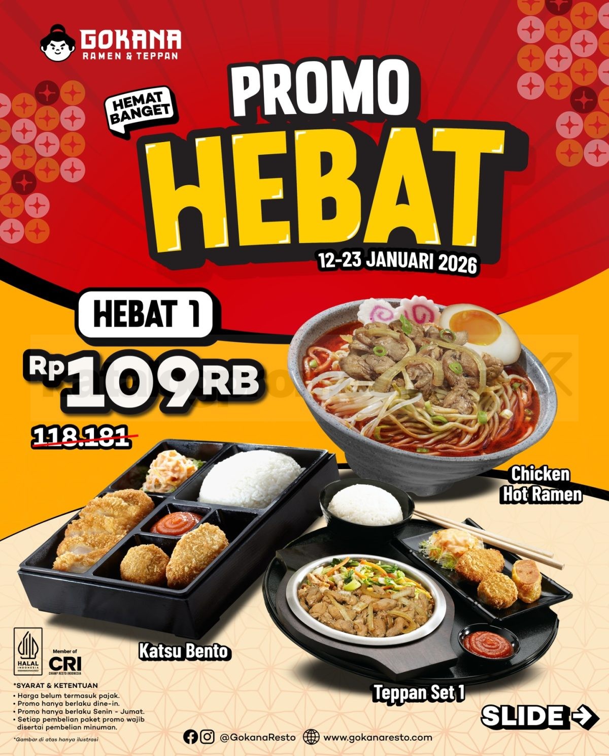 Promo GOKANA Paket HEBAT Makan Bertiga Rp. 30 Ribuan Promo GOKANA Paket HEBAT Makan Bertiga Rp. 30 Ribuan 1