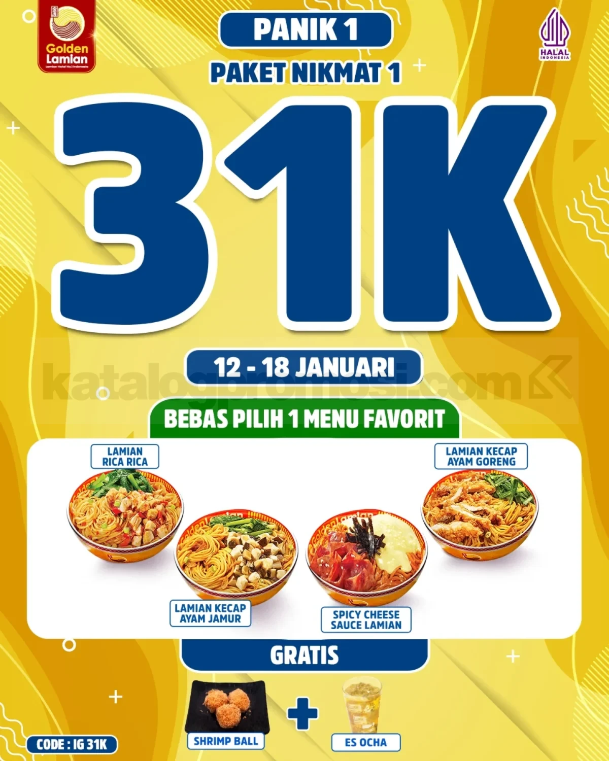 Promo Golden Lamian Paket Nikmat Hemat Mulai Rp. 31.000 Promo Golden Lamian Paket Nikmat Hemat Mulai Rp. 31.000 1