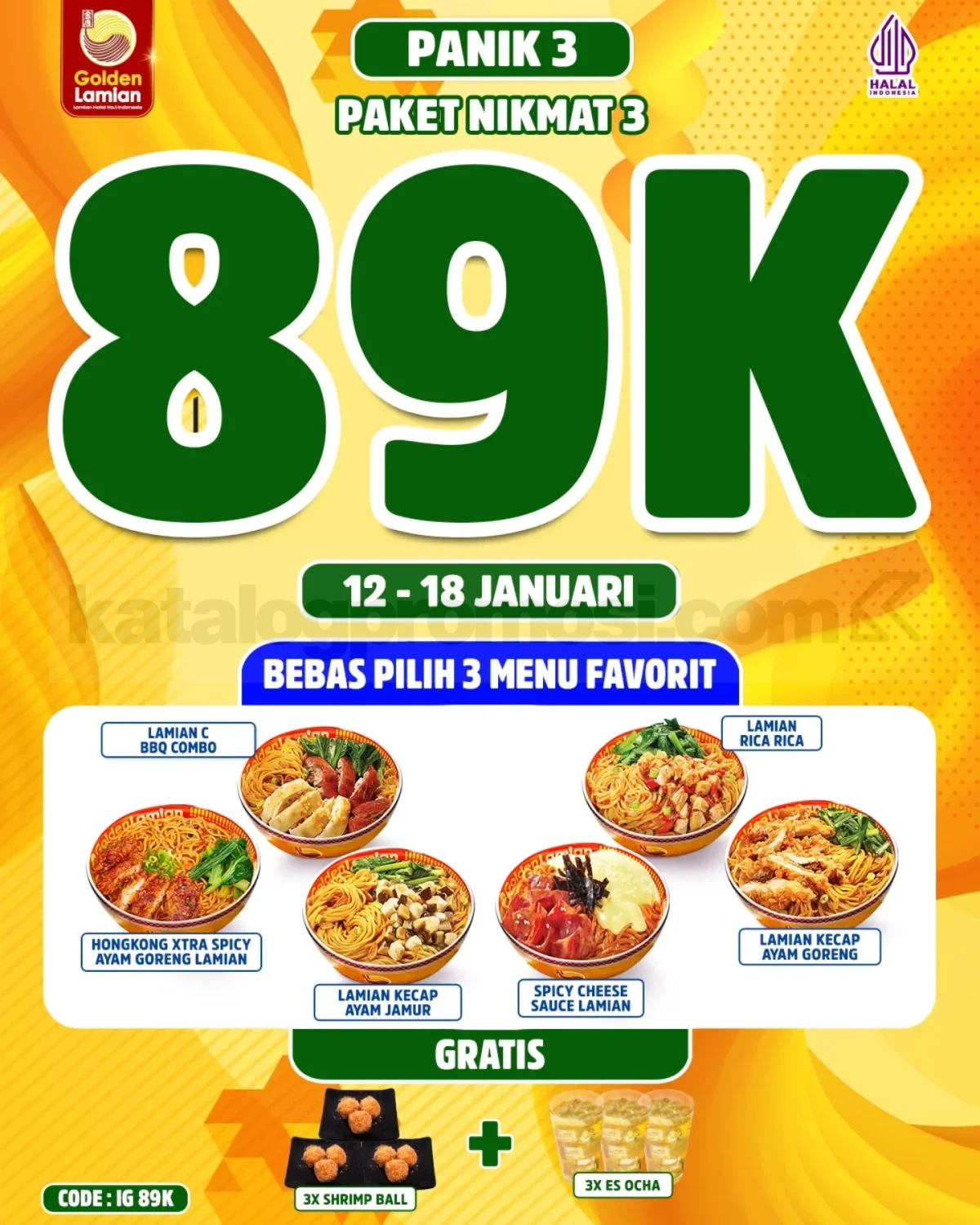 Promo Golden Lamian Paket Nikmat Hemat Mulai Rp. 31.000 Promo Golden Lamian Paket Nikmat Hemat Mulai Rp. 31.000 3