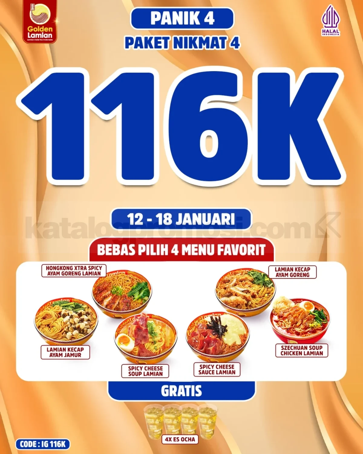Promo Golden Lamian Paket Nikmat Hemat Mulai Rp. 31.000 Promo Golden Lamian Paket Nikmat Hemat Mulai Rp. 31.000 4