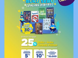Promo Gramedia Buku Seru Paling Diburu diskon hingga 25% dan flash sale buku pilihan