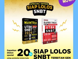 Promo Gramedia Siap Lolos SNBT diskon 20% hanya di Gramedia.com, tingkatkan percaya diri belajar SNBT