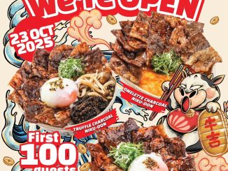 Promo Gyukichi Soft Opening FREE 100 Bowls Nikudon dengan diskon 20% main course di Pasaraya Blok M