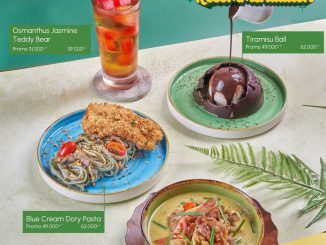 Promo Happy Day Chef Recommendation Menu Baru mulai Rp31.000, pilihan menu Blue Cream Dory Pasta, Soto Ayam Jateng, Tiramisu Ball, Osmanthus Teddy Bear