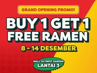 Promo Haraku Ramen Malang Grand Opening Buy 1 Get 1 Free Ramen, nikmati Ramen gratis Chicken Chashu Classic