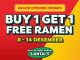 Promo Haraku Ramen Malang Grand Opening Buy 1 Get 1 Free Ramen, nikmati Ramen gratis Chicken Chashu Classic