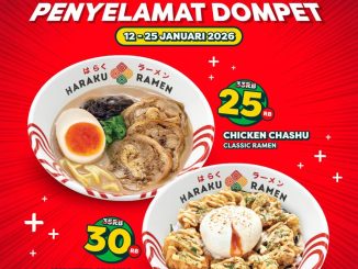 Promo Haraku Ramen Mepet Menu Favorit mulai Rp. 25.000 untuk ramen dan donburi