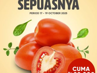 Promo HERO Ambil Tomat Sepuasnya Rp. 20.000 berlaku 17–19 Oktober 2025 di gerai Hero terpilih.