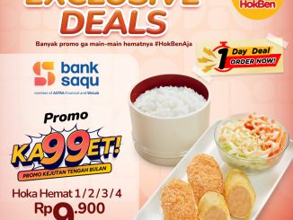 Promo HokBen Bank Saqu Hoka Hemat Rp. 9.900 dengan cashback mudah via QRIS