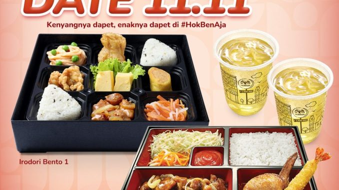 Promo HokBen Double Date 11.11 Paket Hemat Rp.50.000-an/Orang berlaku 11–13 November 2025