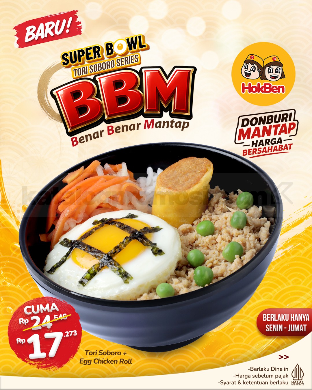 Promo HokBen NEW! Tori Soboro Series Rp. 17.273 Promo HokBen NEW! Tori Soboro Series Rp. 17.273 1