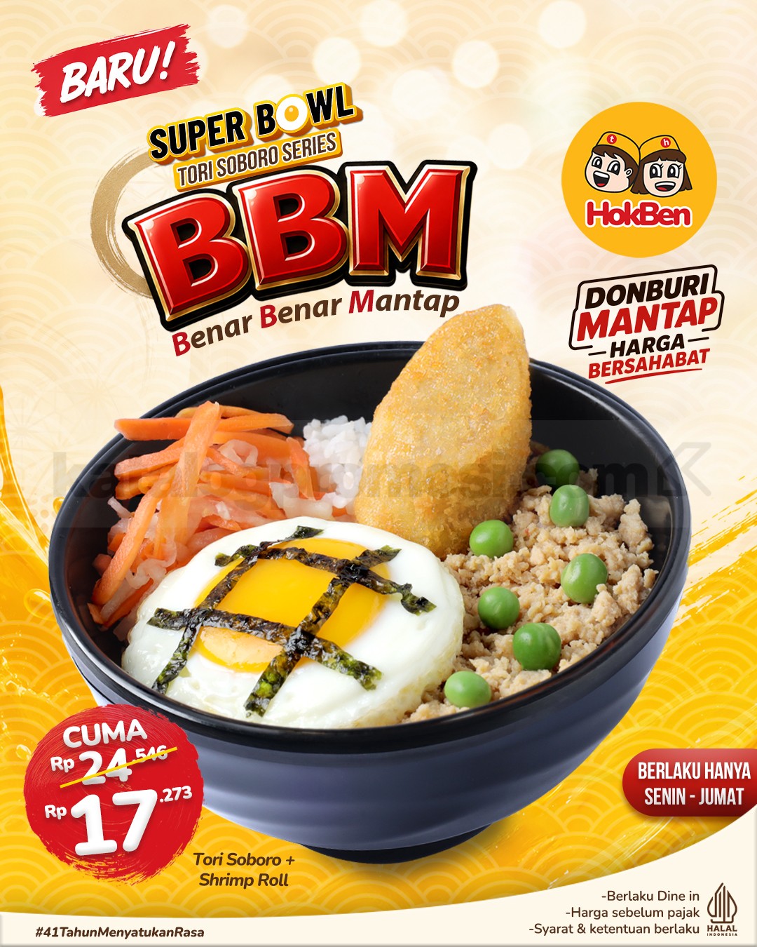Promo HokBen NEW! Tori Soboro Series Rp. 17.273 Promo HokBen NEW! Tori Soboro Series Rp. 17.273 2