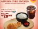 Promo HokBen Super Hemat Fried Chicken Rp.20.000 paket lengkap hemat Senin-Rabu