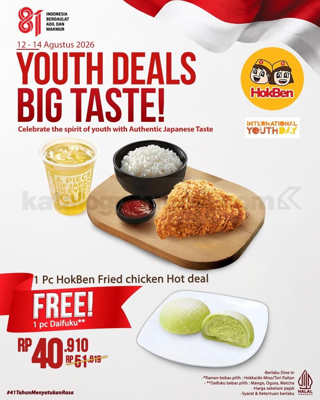 Promo HokBen Youth Deals Mulai Rp 40.910 Promo HokBen Youth Deals Mulai Rp 40.910 2