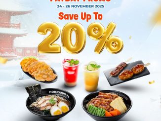 Promo Hokkaido-Ya Payday Diskon hingga 20% dengan potongan harga transaksi mulai Rp100.000