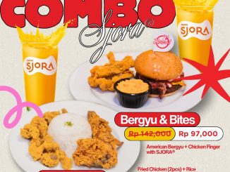 Promo Holycow Combo Sjora Bergyu & Holy Crispy mulai Rp.59.000 dengan menu hemat lezat dan minuman Sjora