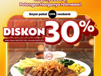 Promo Holycow! Diskon 30% pakai QRIS Neobank untuk transaksi steak lebih hemat selama periode program