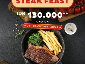 Promo Steak Hotel by HOLYCOW Steak Feast Rp. 130.000 berlaku 24–26 Oktober 2025 di seluruh TKP non bandara