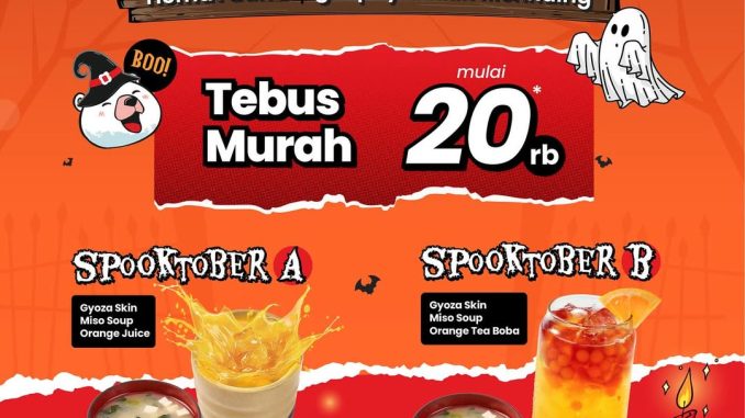 Promo ICHIBAN SUSHI Spooktober Tebus Murah Mulai Rp. 20.000 1