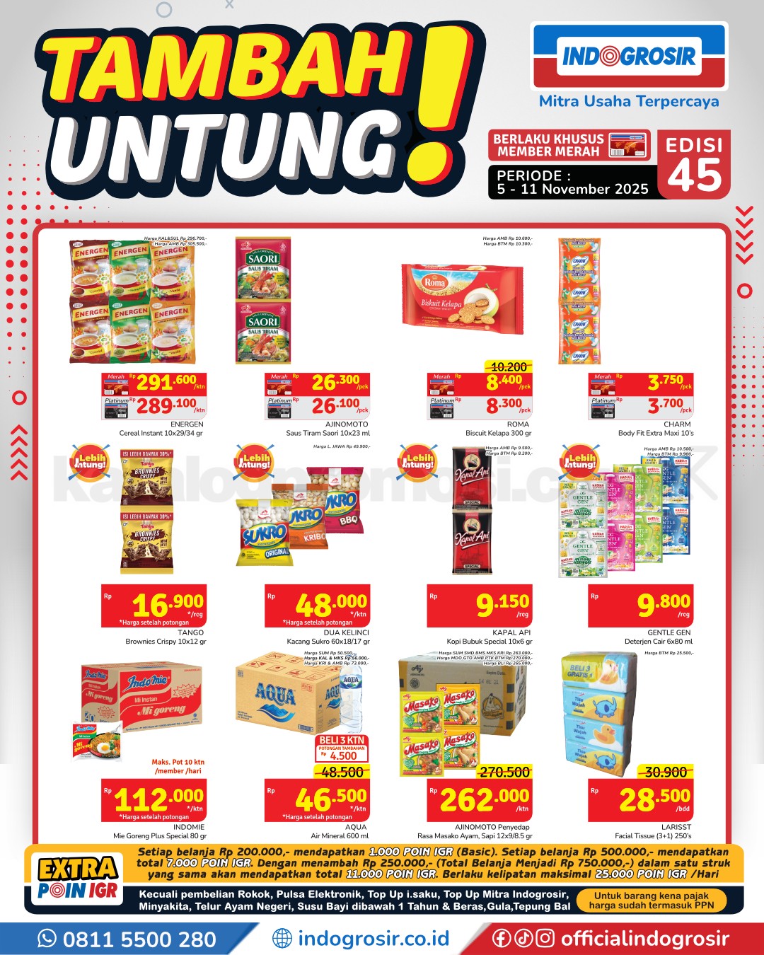 Promo Indogrosir TAMBAH UNTUNG 05-11 November 2025 Promo Indogrosir TAMBAH UNTUNG 05-11 November 2025 5
