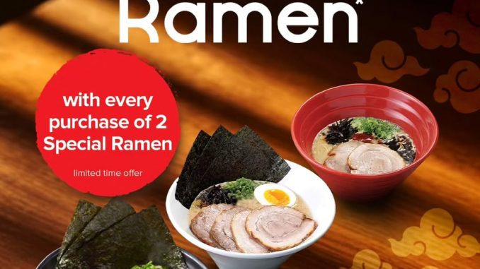 Promo Ippudo Beli 2 Gratis 1 Ramen weekdays di outlet tertentu