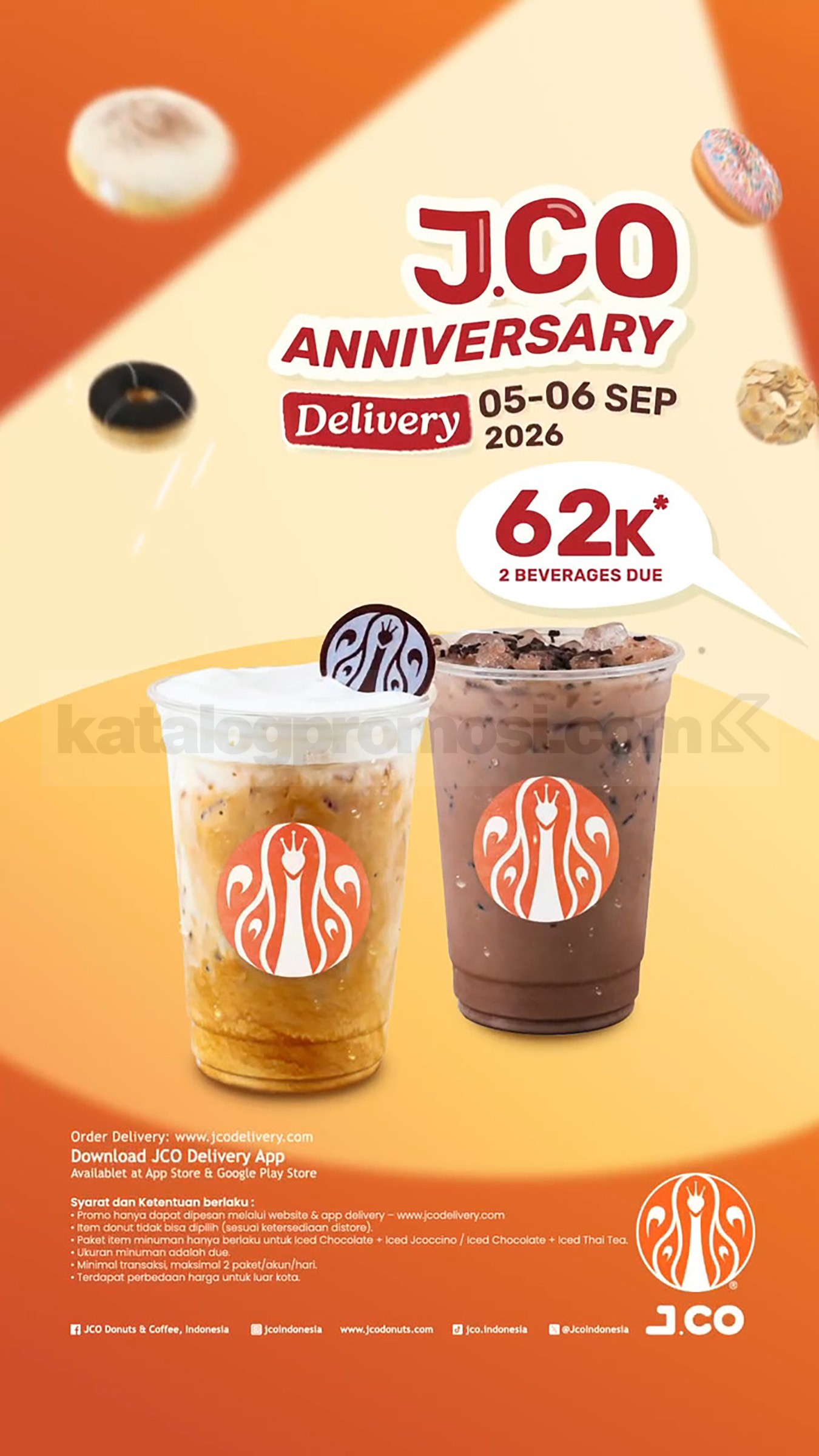 Promo JCO Anniversary Delivery 2 Lusin Donat Rp. 118.000 Promo JCO Anniversary Delivery 2 Lusin Donat Rp. 118.000 4