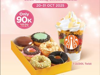 Promo JCO Sweet Twist Cool Treat cuma Rp. 90.000 berlaku 20–31 Oktober 2025 di seluruh JCO Indonesia