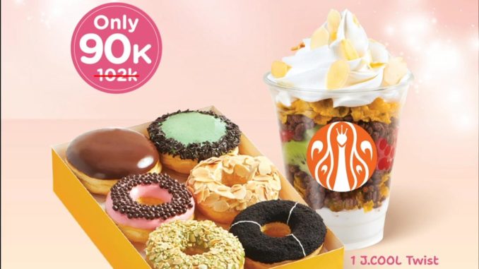 Promo JCO Sweet Twist Cool Treat cuma Rp. 90.000 berlaku 20–31 Oktober 2025 di seluruh JCO Indonesia
