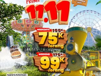 Promo Jungleland 11.11 Tiket Mulai Rp. 75.000 weekdays & Rp. 99.000 weekend akses 29 wahana seru