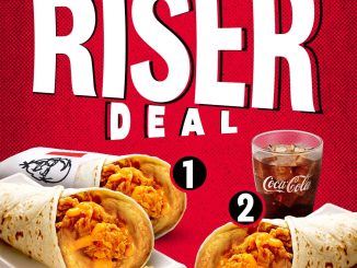 Promo KFC Riser Deal sarapan hemat mulai Rp.18.636, tersedia setiap hari 05:00–13:00