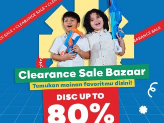 Promo Kidz Station Clearance Sale Bazaar diskon hingga 80% di Menara Bidakara 2 lantai 2