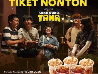 Promo Kopi Kenangan Gratis Tiket Nonton Suka Duka Tawa dengan pembelian bundle via aplikasi