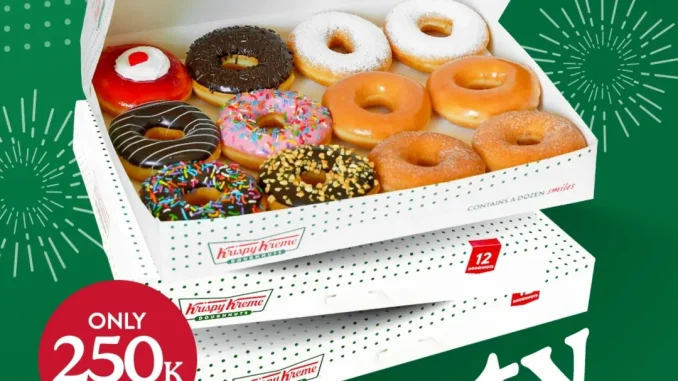 Promo Krispy Kreme Party Combo 3 Dozen Rp. 250.000, nikmati 36 doughnut mixed assorted