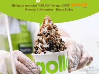 Promo llaollao diskon Rp.10.000 pakai QRIS Wondr by BNI, hemat bayar yogurt favorit