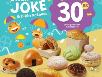 Promo Loaf Bun Share a Joke Diskon Rp. 30.000 berlaku 20–24 Oktober 2025 dine-in atau take away minimal Rp. 85.000