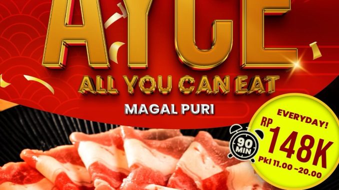 Promo Magal Puri All You Can Eat Rp. 148.000 Korean BBQ