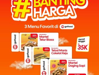 Promo Martabakku GoFood Hemat Hingga Rp. 35.000,- untuk 3 menu favorit